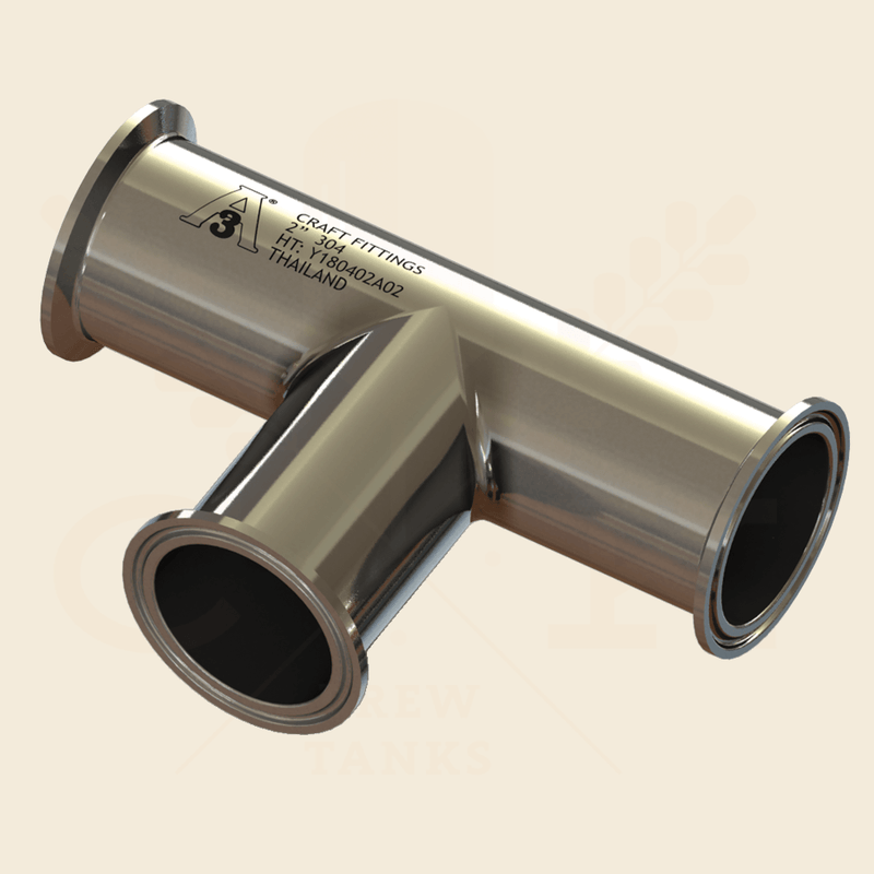 2.0 in. | Long Clamp Equal Tee | 3A 304