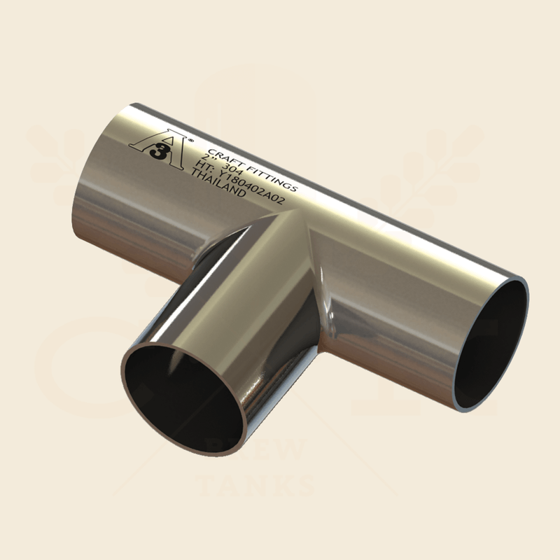 1.5 in. | Short Weld Equal Tee | 3A 304