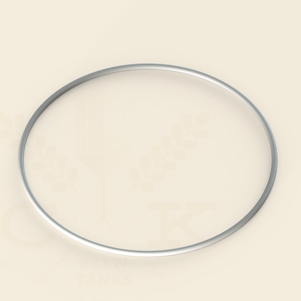 Manway Gasket | Pressurized Manway Glass or Stainless | 458 mm | Silicone