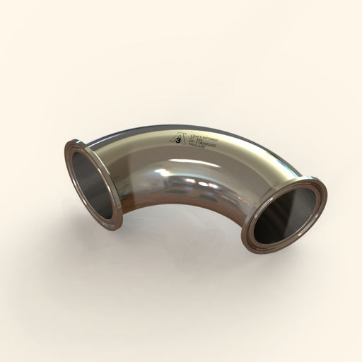 0.75 in. | 90 Degree Clamp Elbow | 3A 304