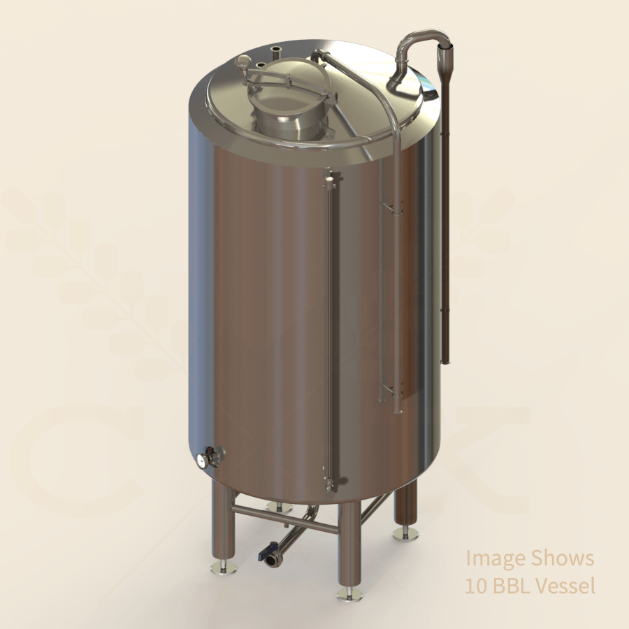 120 BBL | Hot Liquor Tank | Steam Jacketed
